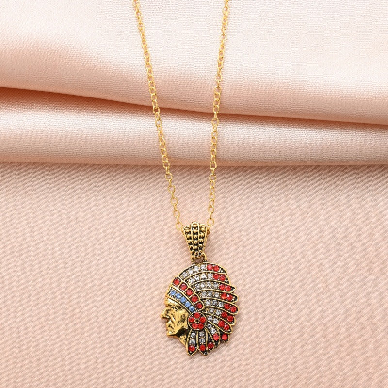 Wholesale Vintage Indian Chieftain Necklaces